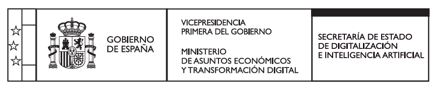logo gobierno de españa con secretaria de estado de españa